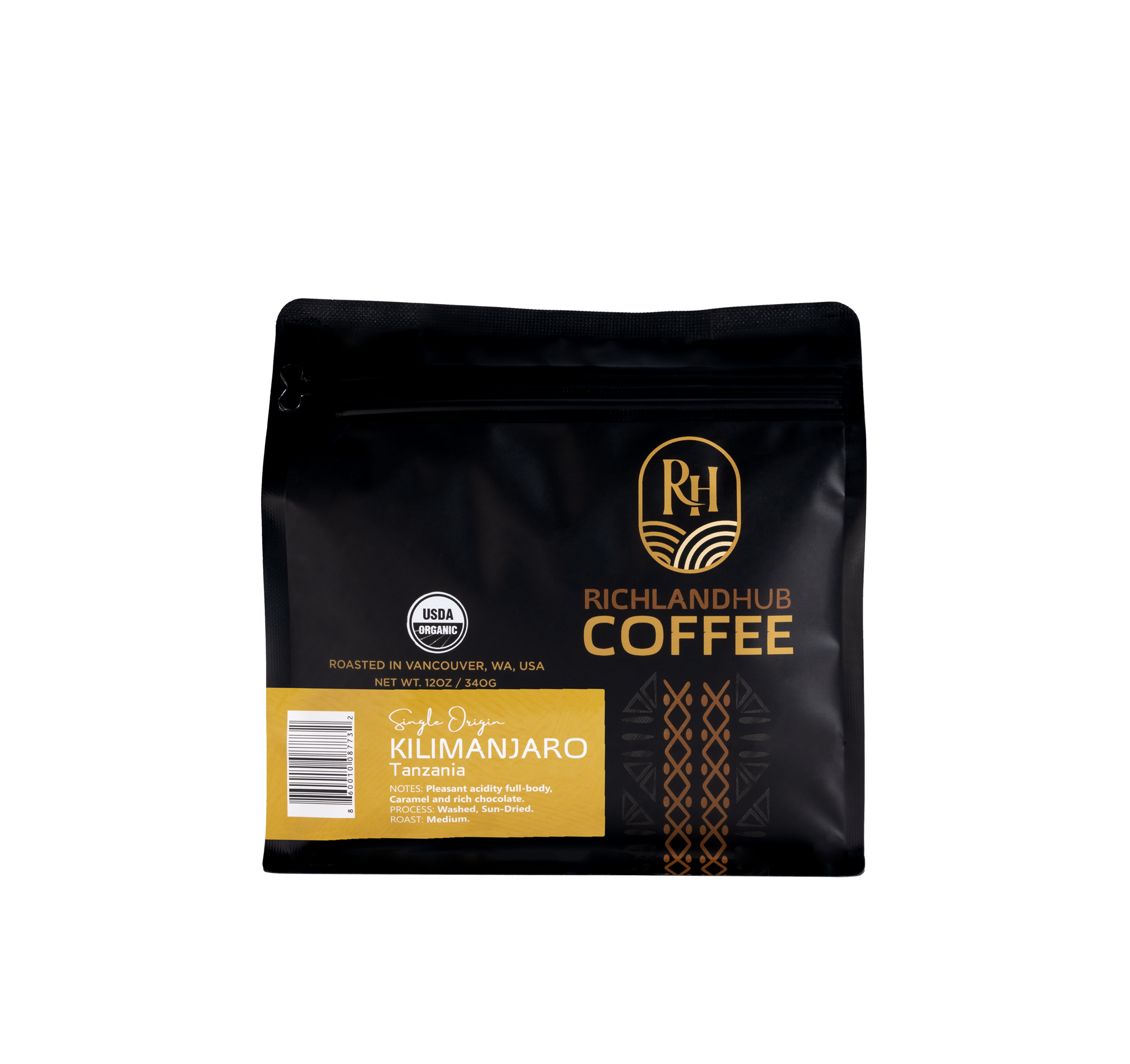 Kilimanjaro Coffee Beans, Tanzania, Medium Roast Coffee Beans.