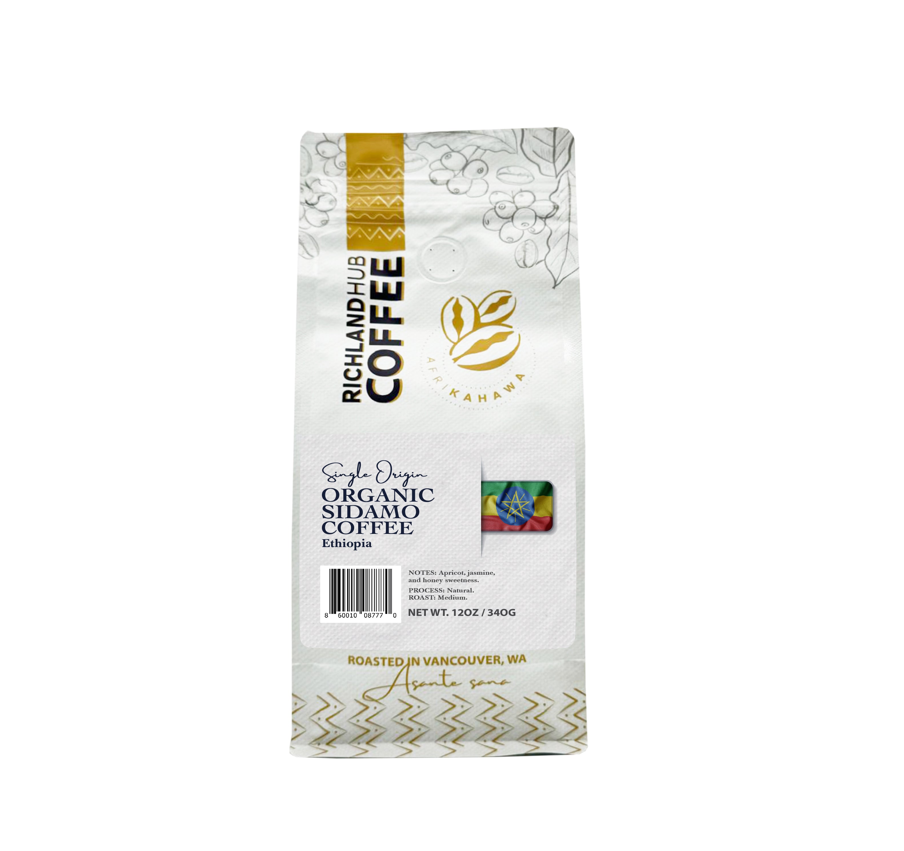 Ethiopia Sidamo Organic Coffee Beans