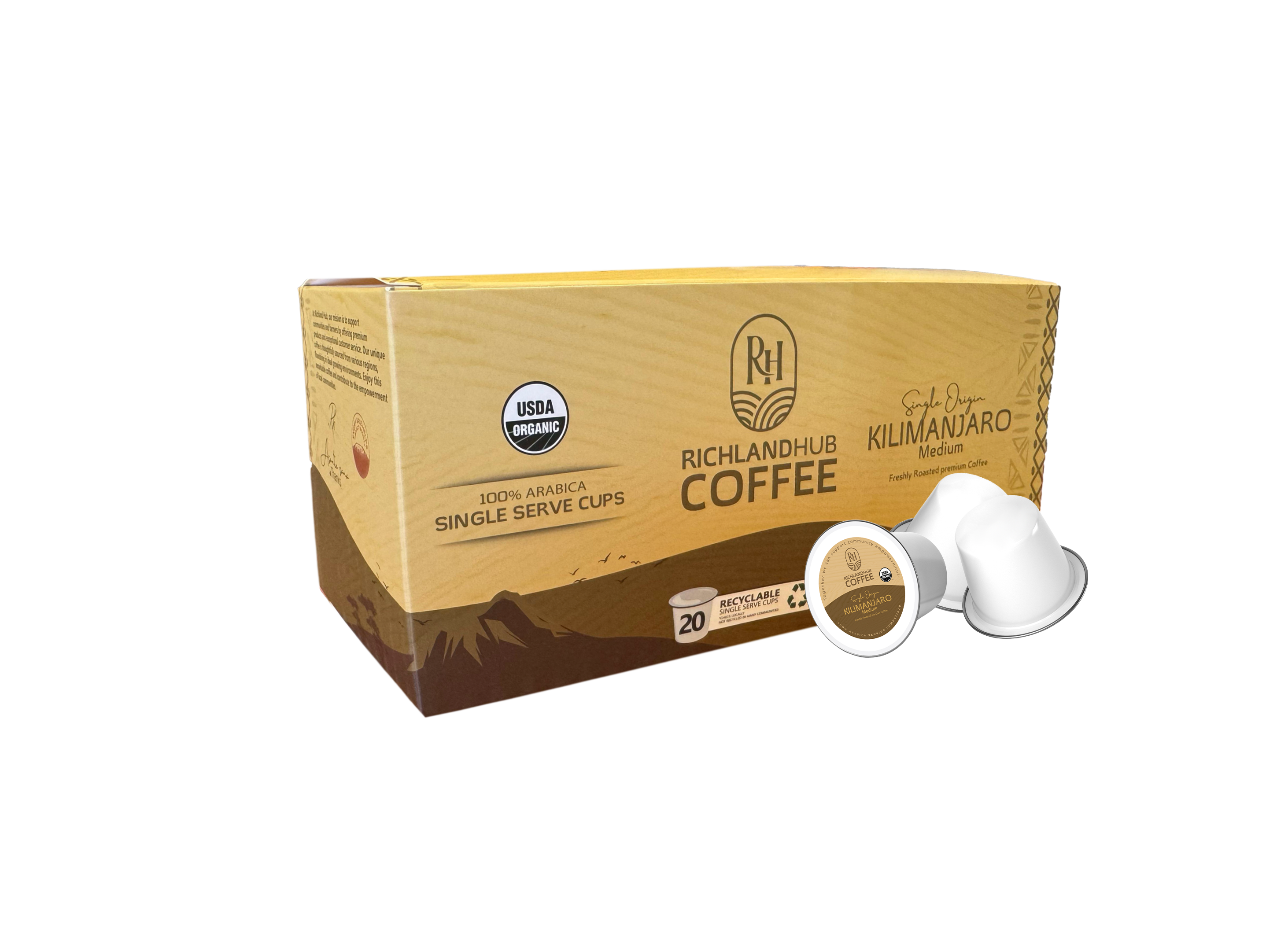 Tanzania Mamsera Kilimanjaro 100% Arabica Coffee | Richland Hub