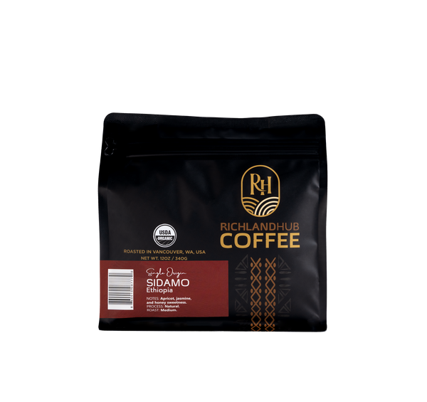 Ethiopia Sidamo Organic Coffee -  Medium Roast