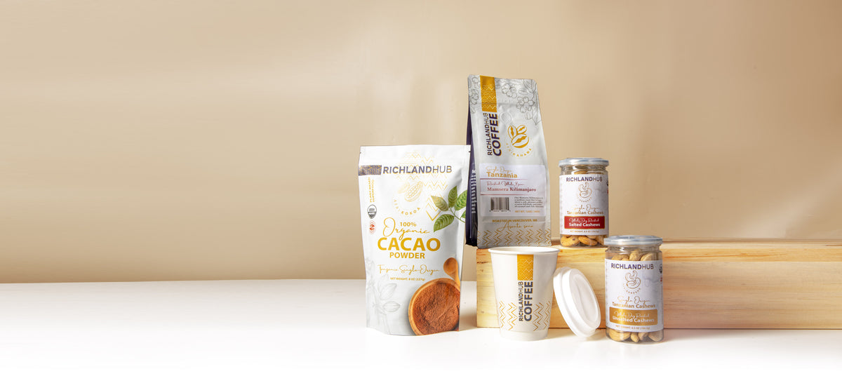 Shop African Coffee, Cashews, Cacao and Honey at RichlandHub