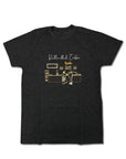 UNISEX  Richland Hub  Cotton T-Shirts Black & Gray