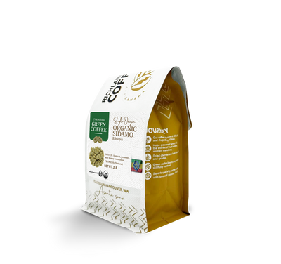 UNROASTED ORGANIC COFFEE - Single Origin-SIDAMO, ETHIOPIA NATURAL PROCESSED, 2LB
