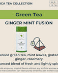 Ginger Mint Fusion - African Tea : - Kazi Yetu - 20 tea bags Per tube