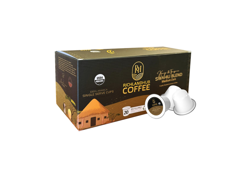 Swahili Blend Coffee K Cup® Pods - 20 Box