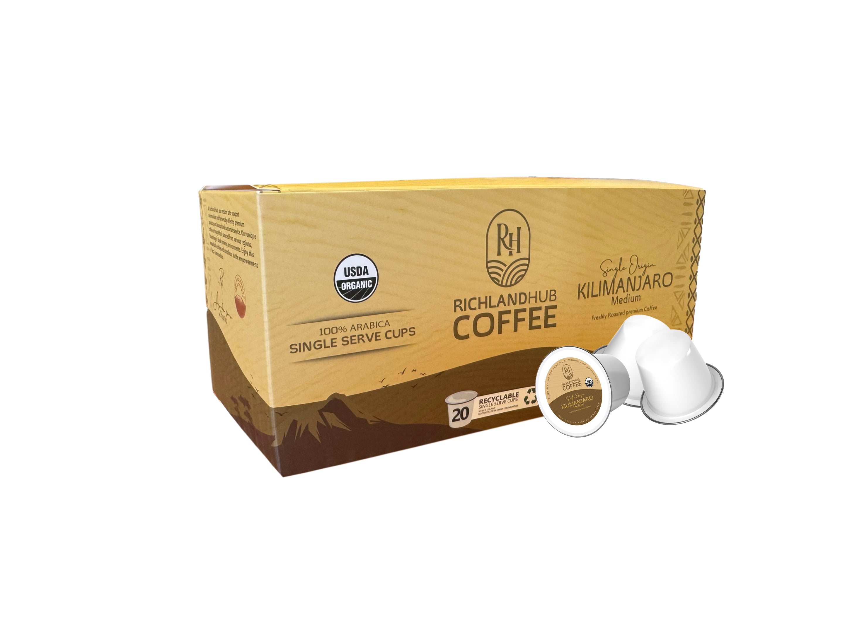 Tanzania Mamsera Kilimanjaro 100% Arabica Coffee | Richland Hub