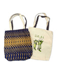 African Fabric Handmade reversible Tote Bag