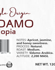 Ethiopia Sidamo Organic Coffee